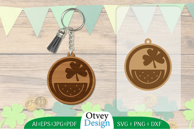 St Patrick's Day Keychain SVG Bundle 26 - CraftNest - Digital Crafting and Art
