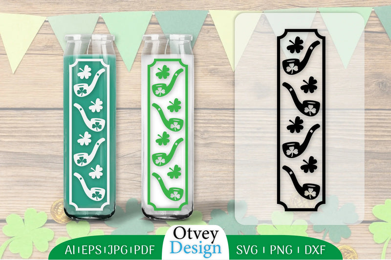 Dollar Tree Candle Wrap SVG Bundle 7 - CraftNest - Digital Crafting and Art