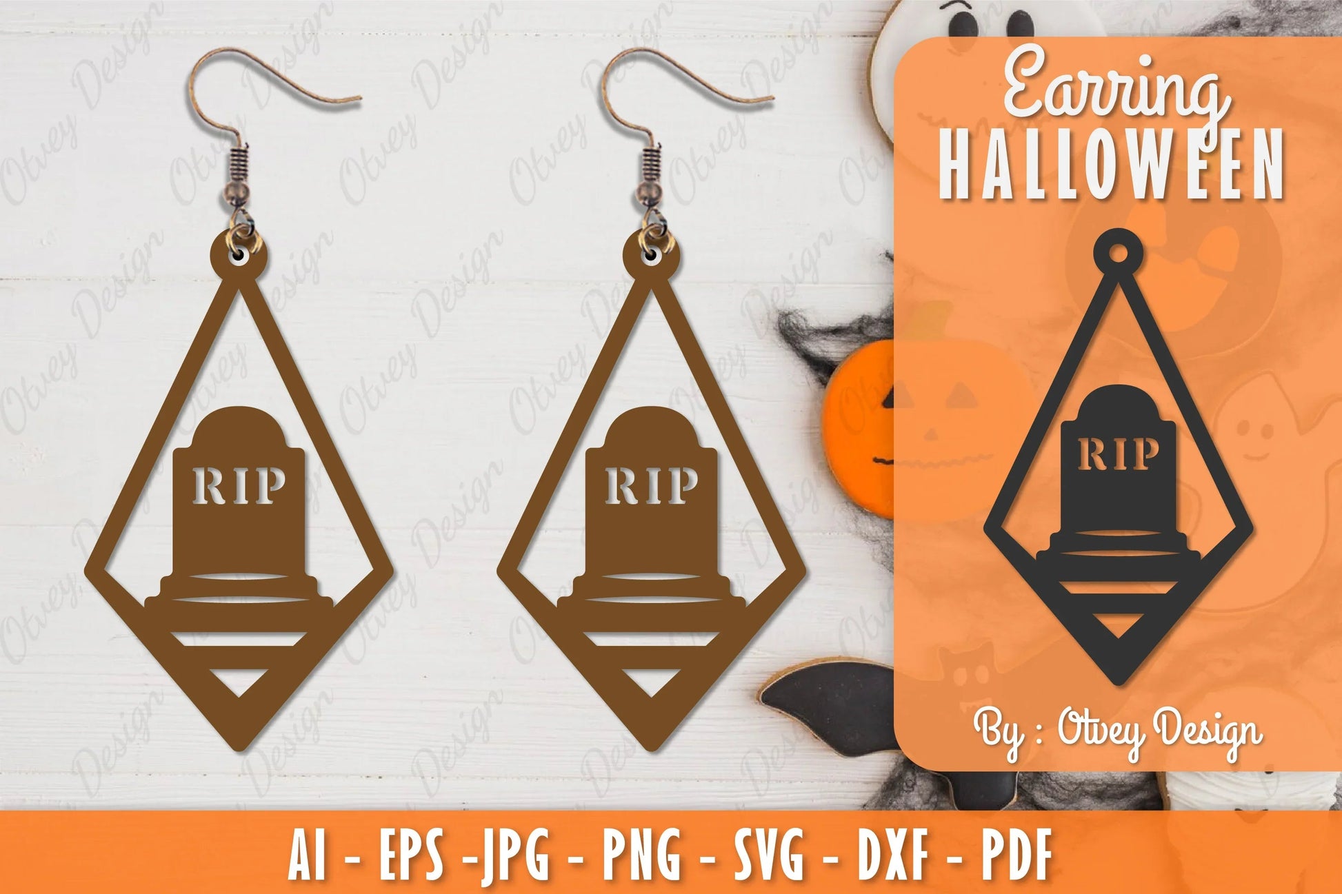 Earring Halloween Lasercut SVG Bundle 124 - CraftNest - Digital Crafting and Art