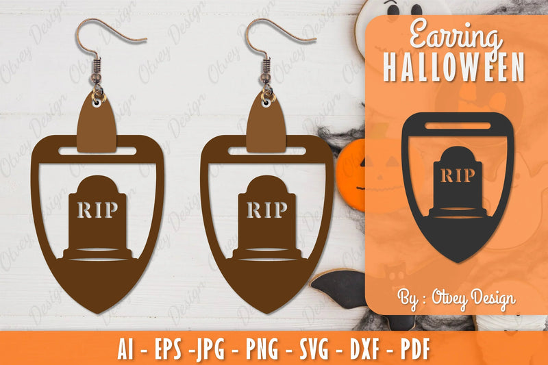 Earring Halloween Lasercut SVG Bundle 240 - CraftNest - Digital Crafting and Art