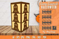Halloween Lamp Lasercut SVG Bundle - CraftNest - Digital Crafting and Art
