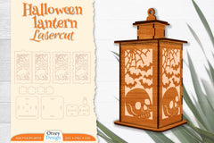 Halloween Lantern Lasercut SVG Bundle - CraftNest - Digital Crafting and Art