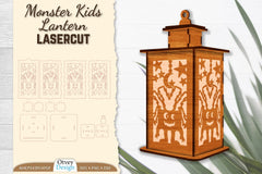 Monster Kids Lantern SVG Bundle - CraftNest - Digital Crafting and Art