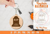 Keychain Halloween Lasercut SVG Bundle