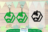 St Patrick's Day Earring Lasercut SVG Bundle