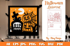 Halloween Decorations Layered Lasercut SVG Bundle - CraftNest - Digital Crafting and Art