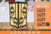 Christmas Lamp Lasercut SVG Bundle