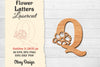 Flower Letters Laser Cut SVG Bundle