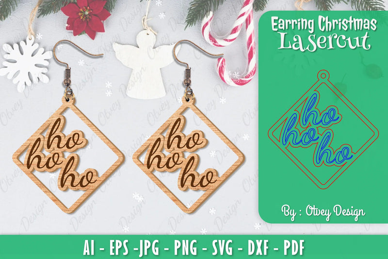 Christmas Earrings SVG Bundle - CraftNest - Digital Crafting and Art