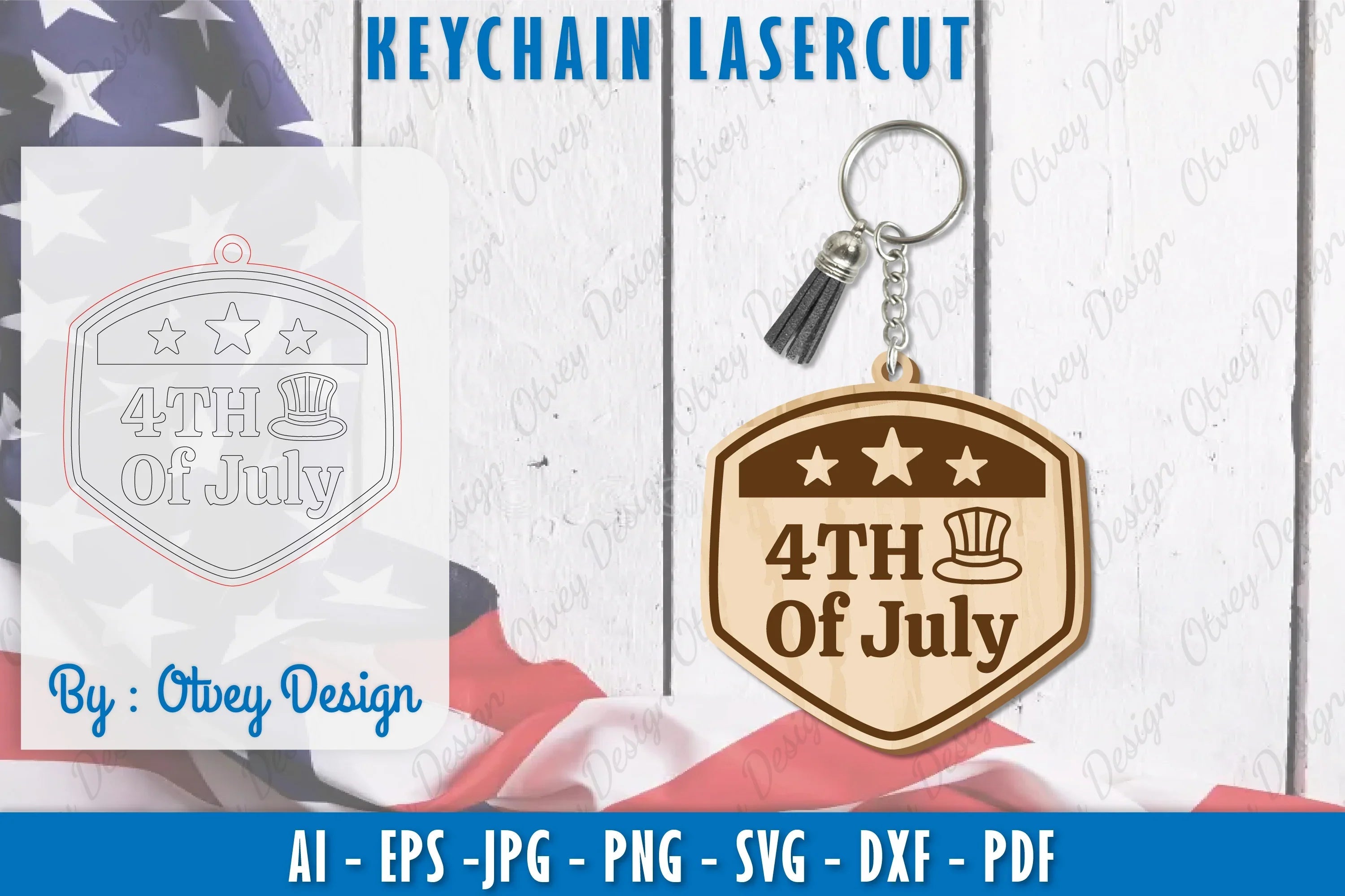 Patriotic Keychain SVG Bundle 9 - CraftNest - Digital Crafting and Art