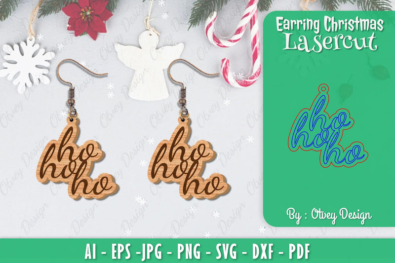 Christmas Earrings SVG Bundle - CraftNest - Digital Crafting and Art
