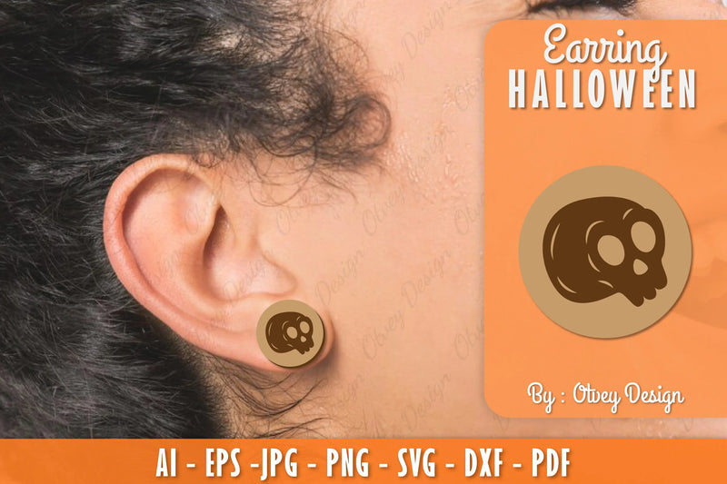 Earring Halloween Lasercut SVG Bundle 70 - CraftNest - Digital Crafting and Art
