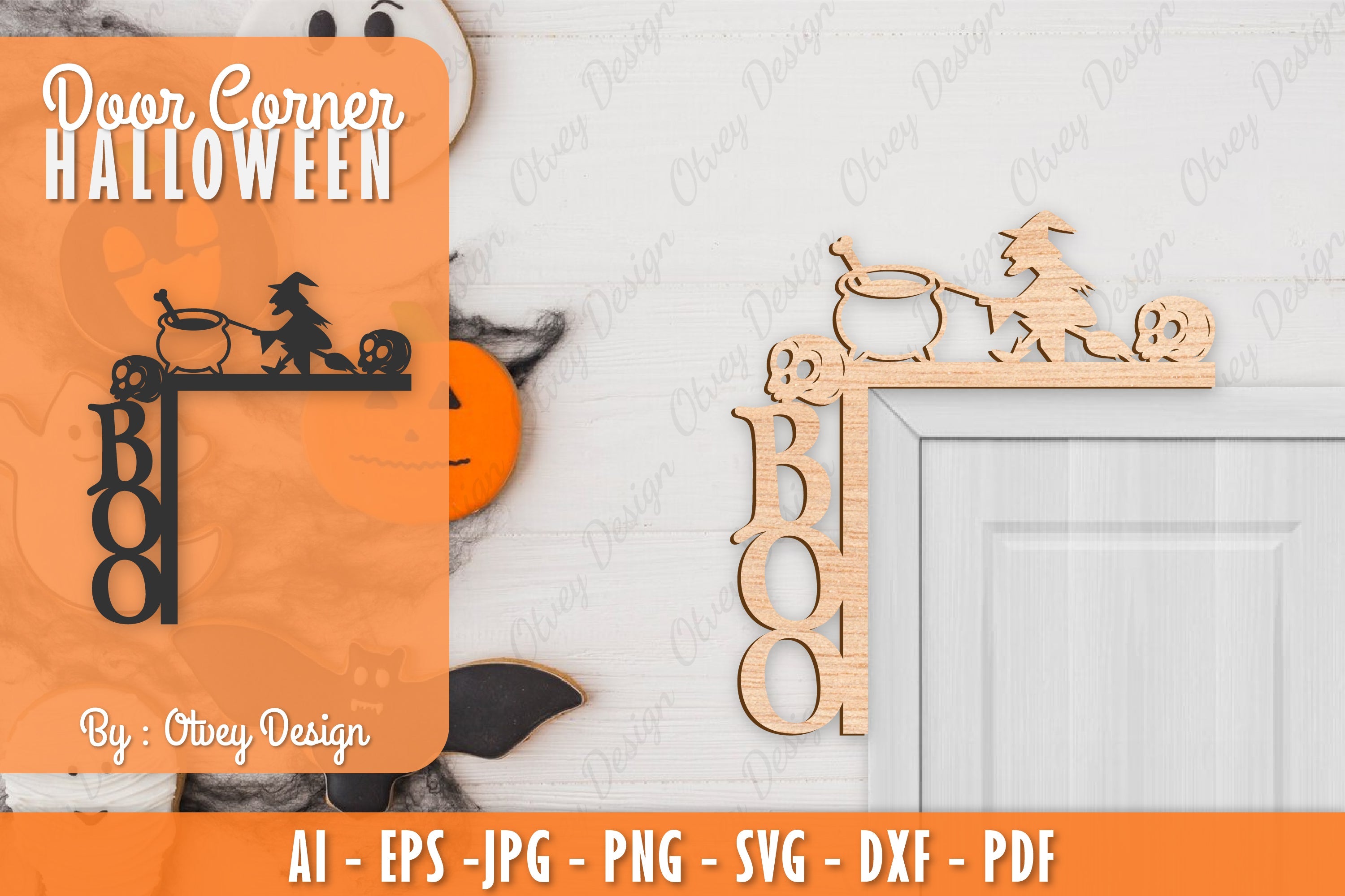 Corner Door Halloween SVG Bundle 10 - CraftNest - Digital Crafting and Art