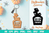Keychain Halloween Lasercut SVG Bundle