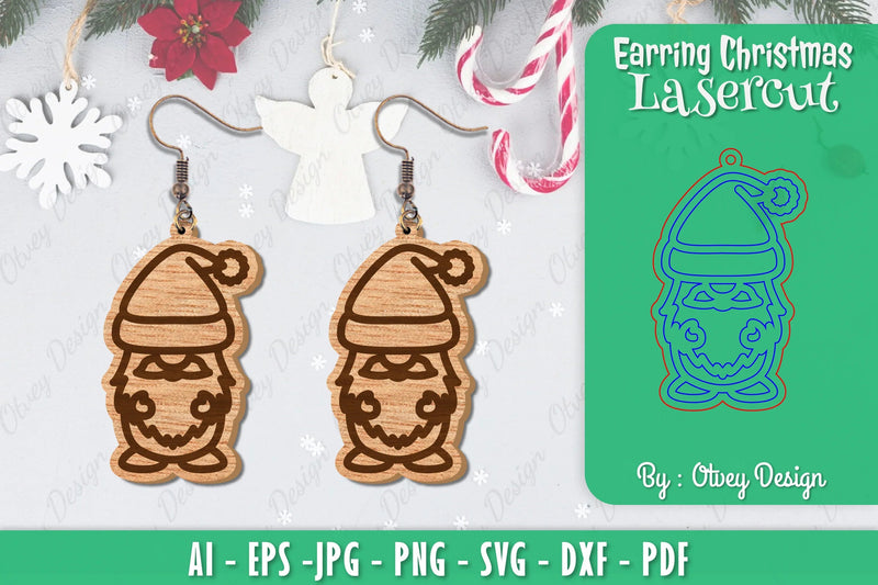 Christmas Earrings SVG Bundle - CraftNest - Digital Crafting and Art