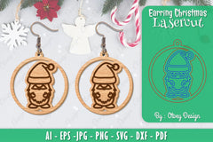 Christmas Earrings SVG Bundle - CraftNest - Digital Crafting and Art