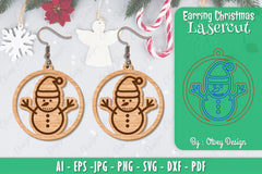 Christmas Earrings SVG Bundle - CraftNest - Digital Crafting and Art
