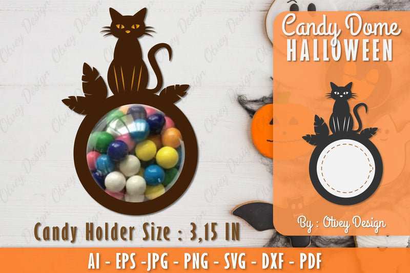 Halloween Candy Dome SVG Bundle 11 - CraftNest - Digital Crafting and Art