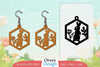 Earring Rabbit Lasercut SVG Bundle