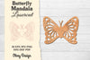 Butterfly Mandala Lasercut SVG Bundle