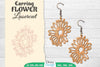 Earring Flower Lasercut SVG Bundle