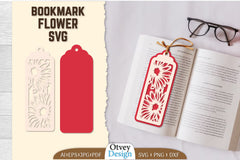 Bookmark Flower SVG Bundle 71 - CraftNest - Digital Crafting and Art