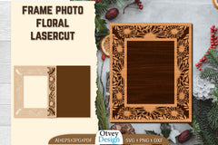 Floral Lasercut 2-Frame Photo SVG Bundle - CraftNest - Digital Crafting and Art