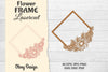 Frame Flower Lasercut SVG Bundle