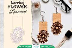 Earring Flower Lasercut SVG Bundle 75 - CraftNest - Digital Crafting and Art