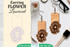 Earring Flower Lasercut SVG Bundle