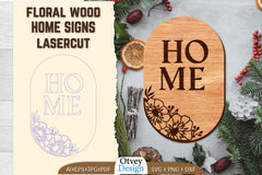 Floral Home Wood Signs SVG Bundle - CraftNest - Digital Crafting and Art