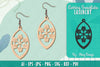 Snowflake Earring Lasercut SVG Bundle