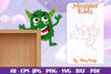 Monster Kids Corner Door Lasercut SVG Bundle