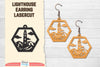 Lighthouse Earring Lasercut SVG Bundle