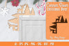 Christmas Deer Door Corner Lasercut SVG Bundle