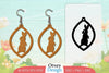 Earring Rabbit Lasercut SVG Bundle