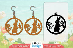 Earring Rabbit Lasercut SVG Bundle 28 - CraftNest - Digital Crafting and Art