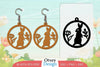 Earring Rabbit Lasercut SVG Bundle