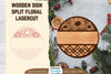 Welcome Ganging Wooden Sign Lasercut SVG Bundle