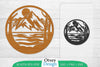 Sunset Mountain Lasercut Wall Decor SVG Bundle
