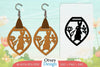 Earring Rabbit Lasercut SVG Bundle