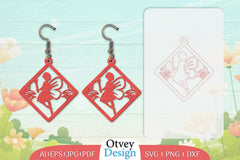 Fairy Earring Lasercut SVG Bundle 17 - CraftNest - Digital Crafting and Art