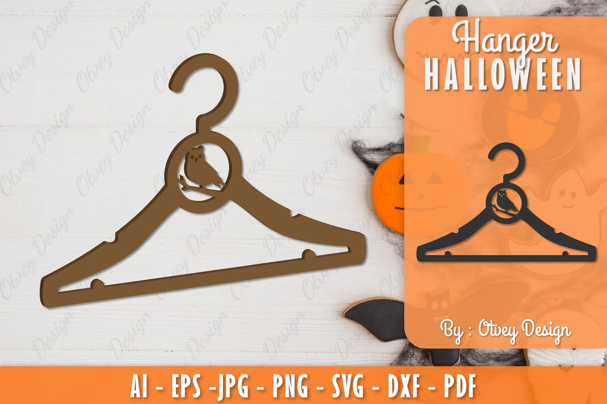 Halloween Hanger Laser Cut SVG Bundle 1 - CraftNest - Digital Crafting and Art
