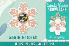 Snowflake Candy Dome SVG Bundle 1 - CraftNest - Digital Crafting and Art