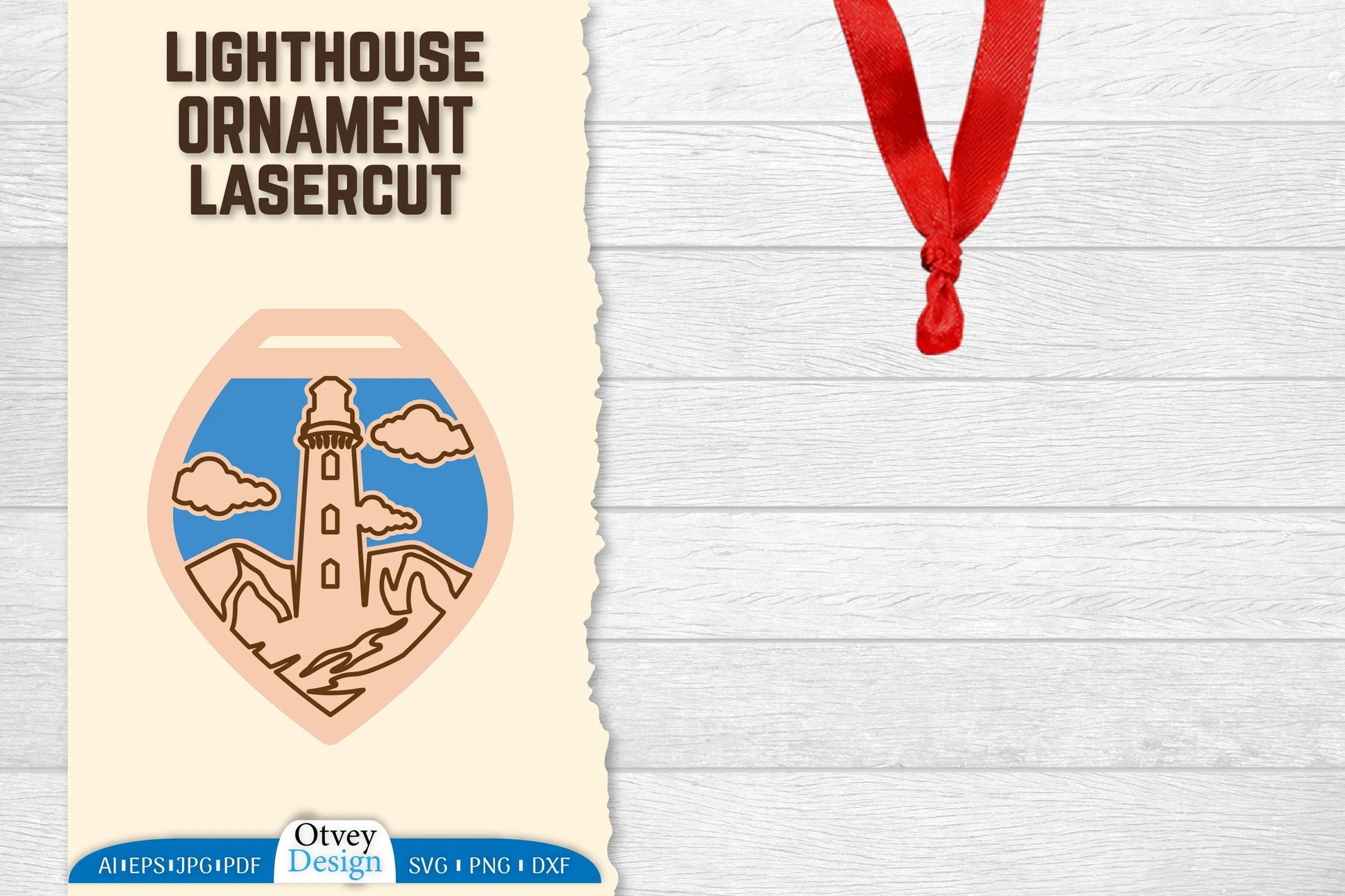 Lighthouse Lasercut Ornament SVG Bundle 75 - CraftNest - Digital Crafting and Art