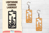 Lighthouse Earring Lasercut SVG Bundle