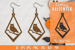Earring Halloween Lasercut SVG Bundle 118 - CraftNest - Digital Crafting and Art