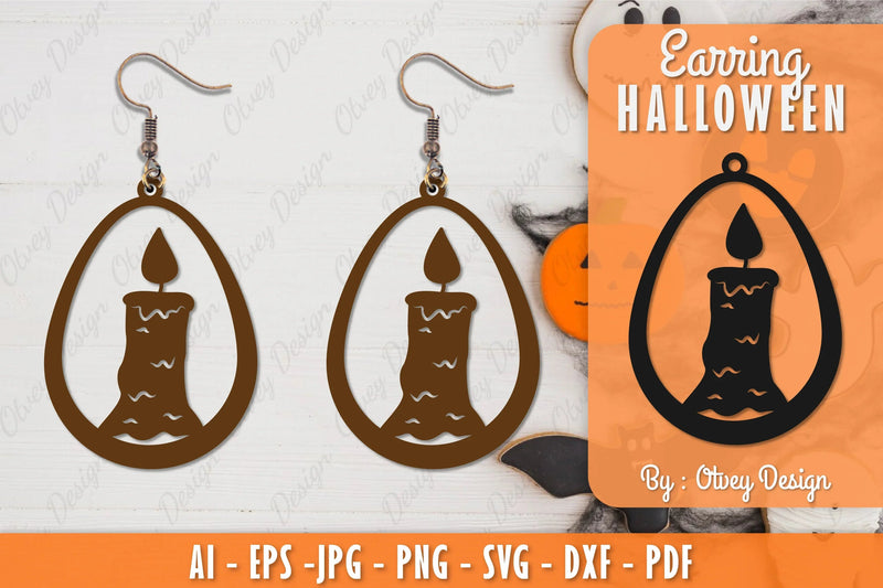 Earring Halloween Lasercut SVG Bundle 100 - CraftNest - Digital Crafting and Art