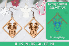 Christmas Earrings SVG Bundle - CraftNest - Digital Crafting and Art