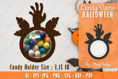Halloween Candy Dome SVG Bundle 13 - CraftNest - Digital Crafting and Art